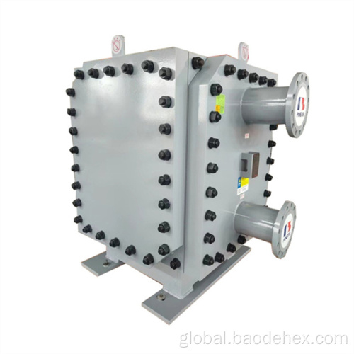 Puddle welding welded compabloc plate heat exchanger